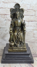 Valli Jesus of Nazareth Christ Christianity Bronze Marble Sculpture Statue Decor