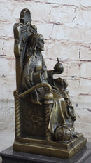 Valli Jesus of Nazareth Christ Christianity Bronze Marble Sculpture Statue Decor