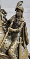 Jean Baptiste Carpeaux Saint George & Dragon Bronze Mythical Sculpture