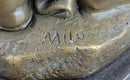 Angelic Young Child Pouring Water Bronze Statue Sculpture Figure 13" X 6"