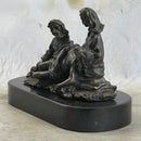 La Pieta Jesus Christ Paul & Mary Bronze Statue Sculpture Figure Christianity 6" x 8"