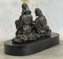 La Pieta Jesus Christ Paul & Mary Bronze Statue Sculpture Figure Christianity 6" x 8"