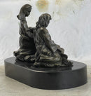 La Pieta Jesus Christ Paul & Mary Bronze Statue Sculpture Figure Christianity 6" x 8"