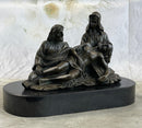 La Pieta Jesus Christ Paul & Mary Bronze Statue Sculpture Figure Christianity 6" x 8"