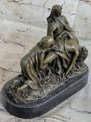 The Lamentation of Christ Jesus With Virgin Mary & Saint Mary Magdalene Bronze