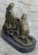 The Lamentation of Christ Jesus With Virgin Mary & Saint Mary Magdalene Bronze