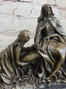 The Lamentation of Christ Jesus With Virgin Mary & Saint Mary Magdalene Bronze