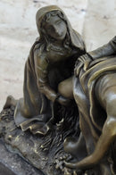 The Lamentation of Christ Jesus With Virgin Mary & Saint Mary Magdalene Bronze