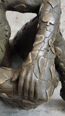 Tribute to Dali Man with Poker Outfit Bronze Sculpture Statue