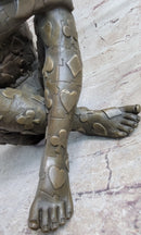 Tribute to Dali Man with Poker Outfit Bronze Sculpture Statue