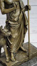 Hades Pluto with Cerberus Bronze Sculpture Greek Mythology Art