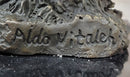 Native American Indian Dancers Rain Dance Bronze Sculpture Statue Original Art on Marble Base