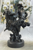 Abstract Modern Art Original Kamiko Outlaw Cowboy Horse Gun Bronze Sculpture Art
