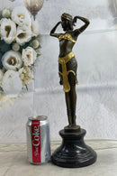 Art Nouveau Collector Collectible Semi Nude Dancer By Chiparus Bronze Sculpture