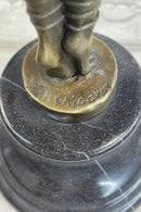 Art Nouveau Collector Collectible Semi Nude Dancer By Chiparus Bronze Sculpture