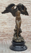 Descending Night by Adolph Weinman Bronze Angel Statue Sculpture Figure 27" x 18"
