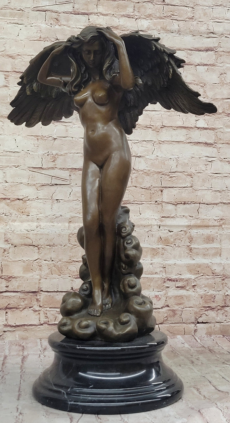 Descending Night by Adolph Weinman Bronze Angel Statue Sculpture Figur