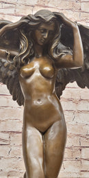 Descending Night by Adolph Weinman Bronze Angel Statue Sculpture Figure 27" x 18"
