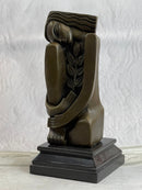 Signed Salvador Dali Abstract Woman Bronze Marble Base Figurine Hot Cast Figure