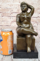 Nude Full Figure Chubby Woman Bronze Sculpture by Fernando Botero