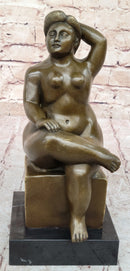 Nude Full Figure Chubby Woman Bronze Sculpture by Fernando Botero