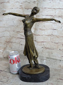 Bronze Sculpture D.H. Chiparus Dancer Standing On Her Toes Bronze Sculpture Deco