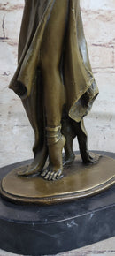 Bronze Sculpture D.H. Chiparus Dancer Standing On Her Toes Bronze Sculpture Deco