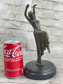 GYPSY DANCER BROWN COLOR BRONZE STATUE CHIPARUS FIGURE SCULPTURE HOME DECOR SALE