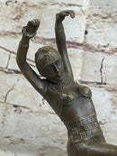 GYPSY DANCER BROWN COLOR BRONZE STATUE CHIPARUS FIGURE SCULPTURE HOME DECOR SALE