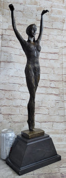 FRENCH STARFISH DANCER BY CHIPARUS BRONZE SCULPTURE HOT CAST MARBLE BASE FIGURE