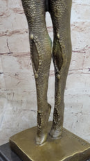 FRENCH STARFISH DANCER BY CHIPARUS BRONZE SCULPTURE HOT CAST MARBLE BASE FIGURE
