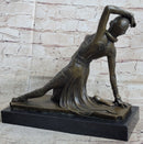 Handmade Art Nouveau by~D.H Chiparus~ Dancer Dance Dancing Bronze Sculpture