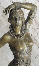 Handmade Art Nouveau by~D.H Chiparus~ Dancer Dance Dancing Bronze Sculpture