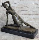 Handmade Art Nouveau by~D.H Chiparus~ Dancer Dance Dancing Bronze Sculpture