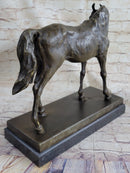 Large Arabian Horse Bronze Sculpture Statue By P.J Mene HotCast Marble Figurine