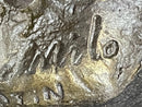 Eagle Landing with Outstretched Talons Bronze Sculpture Statue on Marble Base