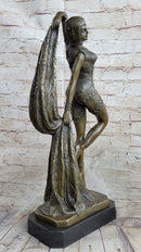 Bronze Marble Statue Dancer Vintage Theatre Chiparus Drama Opera Sculpture