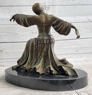 Graceful Turkish Georgian Dancer Bronze Sculpture Statue Chiparus Figure Decor
