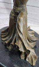 Graceful Turkish Georgian Dancer Bronze Sculpture Statue Chiparus Figure Decor