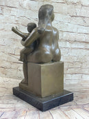 Fernando Botero Mother and Child Classic Museum Quality Artwork Bronze Sculpture