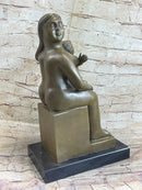 Fernando Botero Mother and Child Classic Museum Quality Artwork Bronze Sculpture