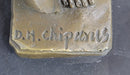 Turkish Dancer Art Deco Bronze Sculpture Statue by D.H. Chiparus on Marble Base