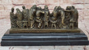 The Last Supper by Leonardo Da Vinci Bronze Sculpture Art Jesus Christ Christian Decor