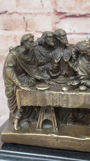 The Last Supper by Leonardo Da Vinci Bronze Sculpture Art Jesus Christ Christian Decor