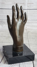 Hot Cast Salvador Dali Female Hand Genuine Bronze Sculpture Figurine Figure
