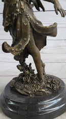 Mythical Bronze Fairy Angel Sculpture by Italian Artist Aldo Vitaleh Figurine