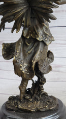 Mythical Bronze Fairy Angel Sculpture by Italian Artist Aldo Vitaleh Figurine