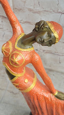 Signed D.H.Chiparus bronze statue, art deco dancer sculpture hand Made Figurine