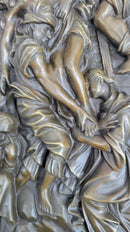 Hot Cast Bronze Wall Hanging Mounted Art Plaque The Cavalry Crucifixion of Jesus Christ