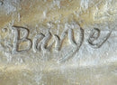 David vs. The Lion - Biblical Bronze Handmade Sculpture on Marble Base